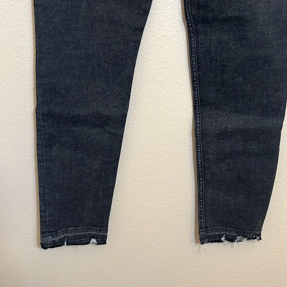 NWT Gap Sky High Skinny Ankle Raw Hem Denim Jeans